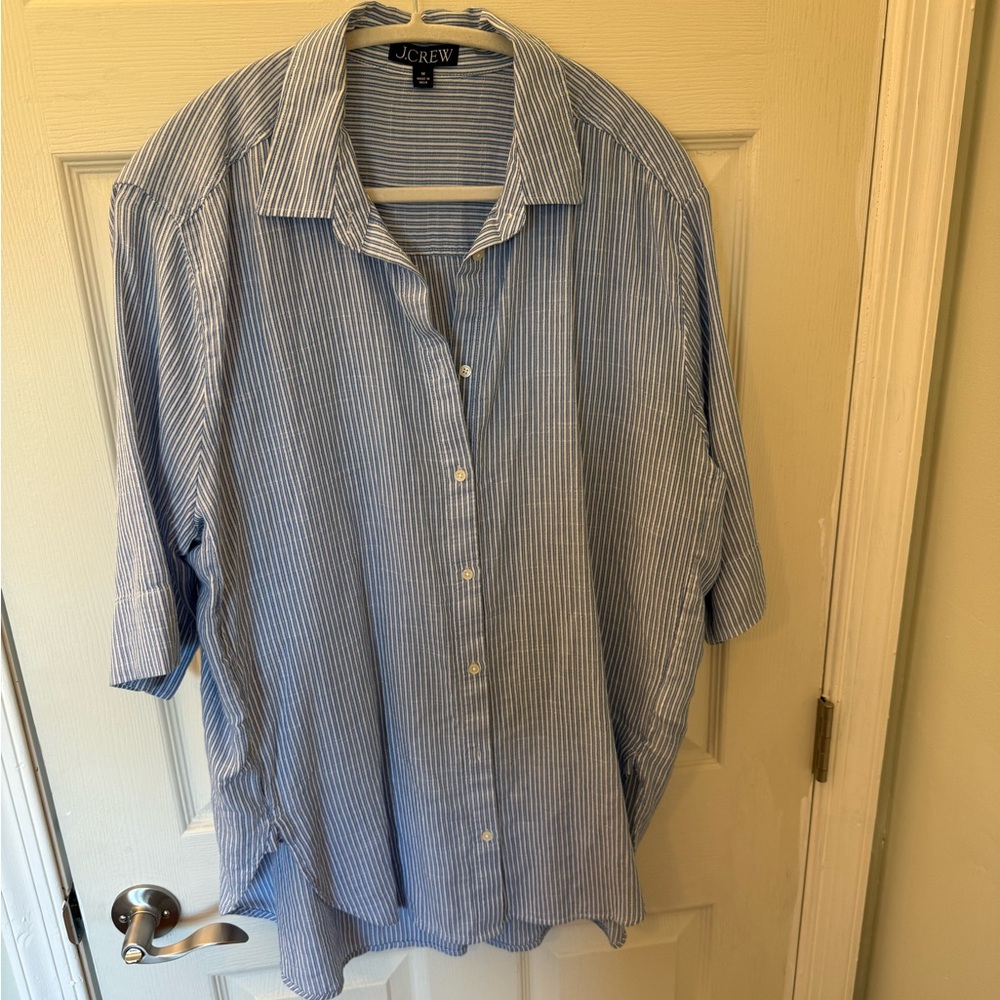 J. Crew Airy Gauze Button-Up Shirt